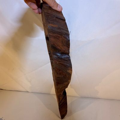 Wooden Door Harp Chime and Clock (G-BC)
