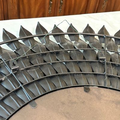 Metal Leaf Circular Mirror (D-BM)
