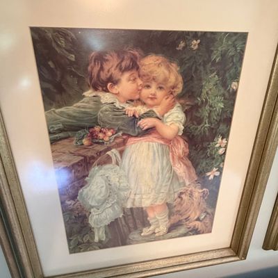 Frederick Morgan Prints: Over the Garden Wall and Sweethearts (BR1-BC)