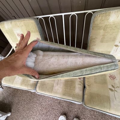 Wrought Iron Patio Couch (BP-BC)