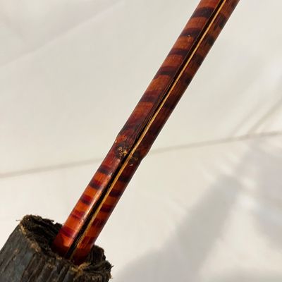 Hand Painted Asian Trunk & Parasol (K-KA)