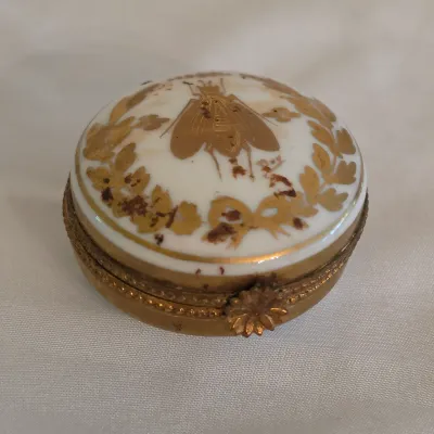 Four Hand-Painted Porcelain Trinket Boxes by Herend & More (LR-JS)
