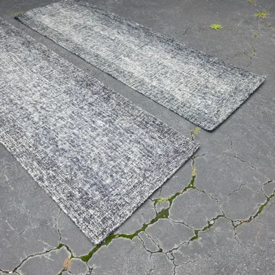 Two Blue Rachel Ray Wool Runners (G-JS)