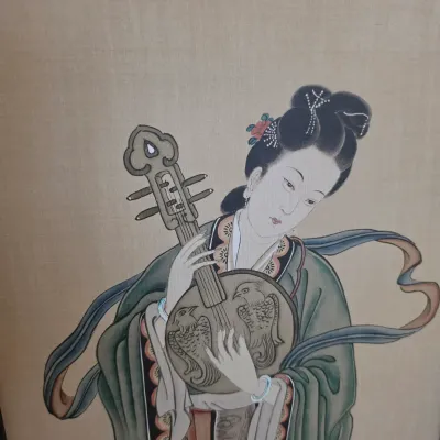 Four Framed Japanese Geisha Prints (DR-JS)