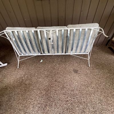Wrought Iron Patio Couch (BP-BC)