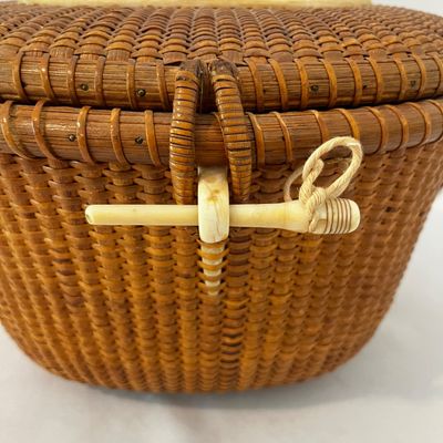 1978 Jose Formoso Reyes Nantucket "Friendship" Basket Purse (K-KA)