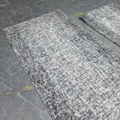 Two Blue Rachel Ray Wool Runners (G-JS)