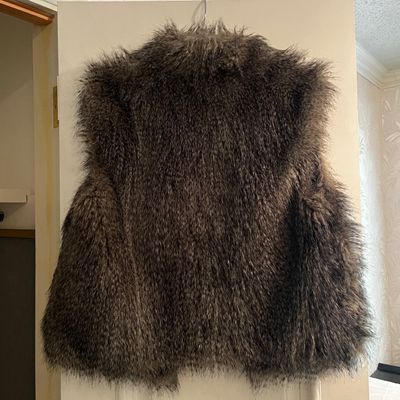Faux Fur Coat & Vest (E-KA)