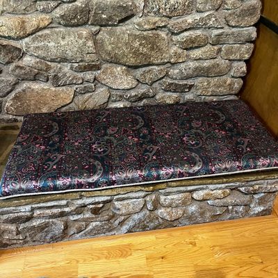 Indian Gadda Style Floor Cushion w/Pillows (D-KA)