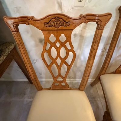 Four Chippendale Style Chairs with Claw Feet (K-BC)