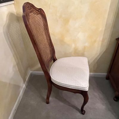 Six Cane and Wood Dining Room Chairs (DR-BC)