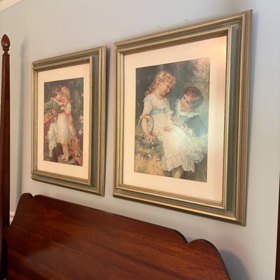 Frederick Morgan Prints: Over the Garden Wall and Sweethearts (BR1-BC)