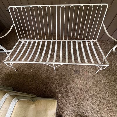 Wrought Iron Patio Couch (BP-BC)
