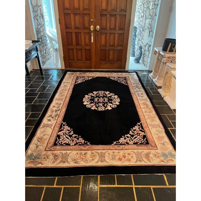 5' x 8' Black East Asian Area Rug (E-KA)
