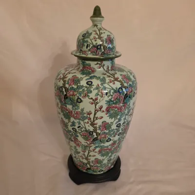 Hubert Bequet Ginger Jar w/Stand (DR-JS)
