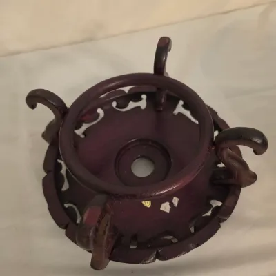 Pair of Cache Pot Bowls w/Stands (E-JS)