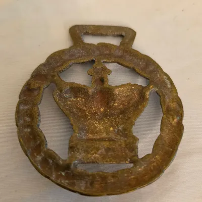 Solid Brass 1953 British Coronation Medallions (LR-JS)