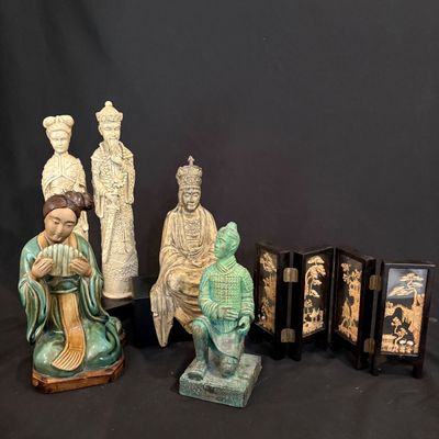 Chinese Figurines & More Incl. Chinese Mudman Figurine (D-SF)