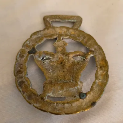 Solid Brass 1953 British Coronation Medallions (LR-JS)