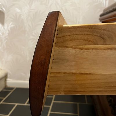 Carved Cherry Bombe Chest (BE-KA)