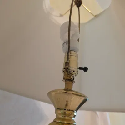 Ornate Brass Table Lamp (LR-JS)