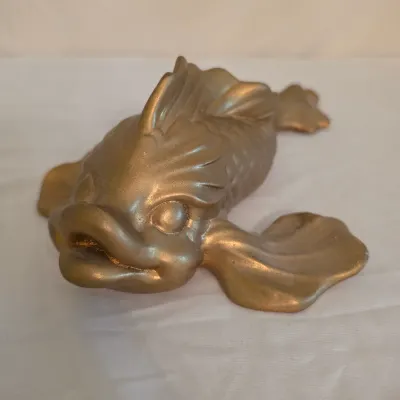 Anthony Freeman McFarlin Ceramic Koi Fish Sculpture (LR-JS)