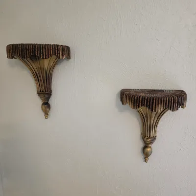 Two Pedestals & Two Wall Mount Shelves (BR2-JS)
