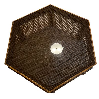 Faux Bamboo Ratan Coffee & End Tables (BL-KA)