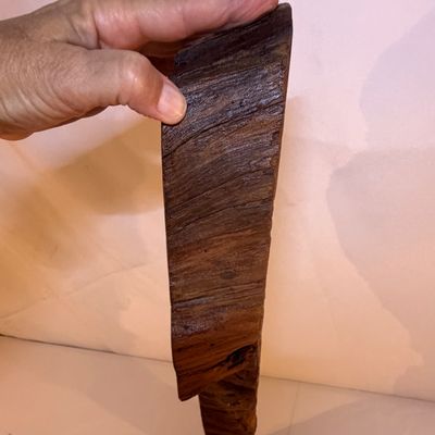 Wooden Door Harp Chime and Clock (G-BC)