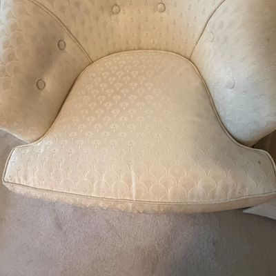 Two Tufted Back Upholstered Armchairs (BR2- BC)