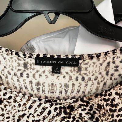 Peck + Peck Plus S-L Ladies Animal Print Tops (BR1-KA)