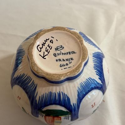 Henriot Quimper Traditional French Pottery (D-SF)