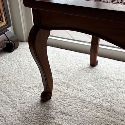 UPDATED: Vintage Wooden Lyre-Back Bench (MBB-SF)