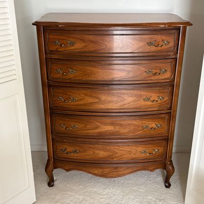 French Provincial Style High Chest Dresser (MBB-SF)