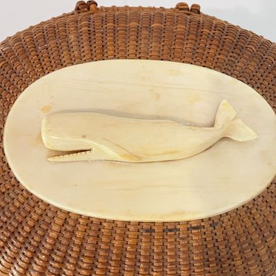 1978 Jose Formoso Reyes Nantucket "Friendship" Basket Purse (K-KA)