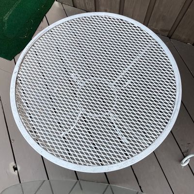 Wrought Iron Outdoor Settee Set (DK-BC)