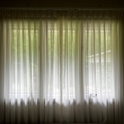 Sheer Track System Curtains w/Hooks (LR-KA)