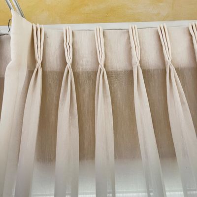 Sheer Track System Curtains w/Hooks (LR-KA)