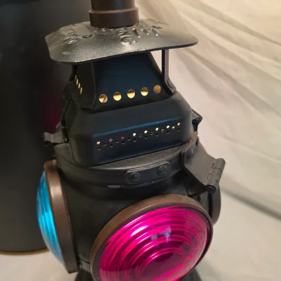 Adlake Style Railroad Table Lamp (LR-JS)