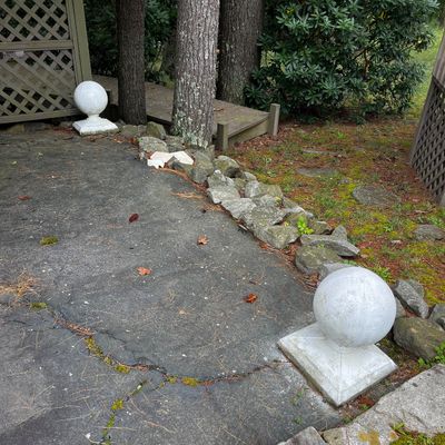 Concrete Garden Globe Post Finials ( FY-KA)