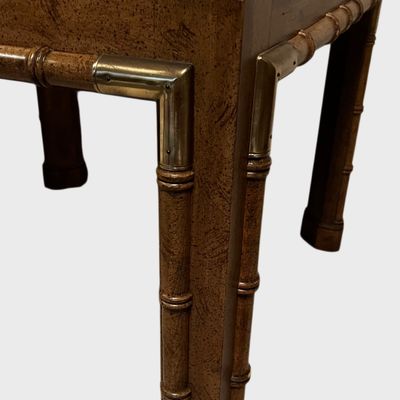 Faux Bamboo Ratan Coffee & End Tables (BL-KA)