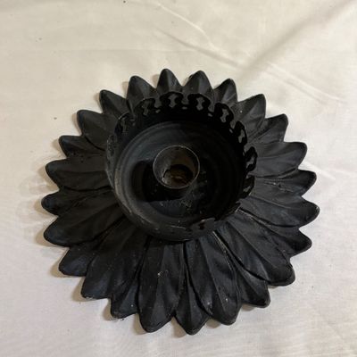 Pineapple-Shaped Amber Glass Lantern (DR-SF)