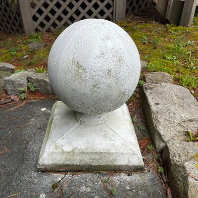 Concrete Garden Globe Post Finials ( FY-KA)