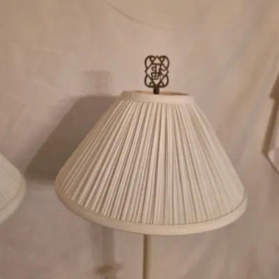 Pair of Baldwin Brass Base Table Lamps (LR-JS)