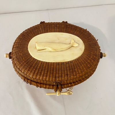 1978 Jose Formoso Reyes Nantucket "Friendship" Basket Purse (K-KA)
