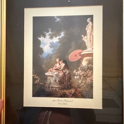 Molly Guion “Rose Goddess” and “Love Letters” by Jean Honore Fragonard (LR-BC)