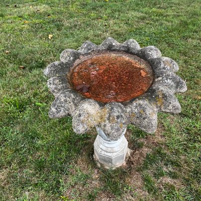 Traditional Concrete Bird Bath (BP-KA)