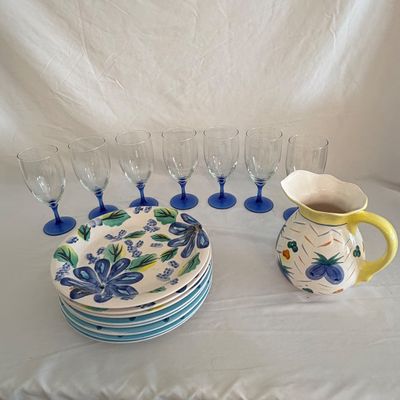 Royal Norfolk and Allied Designs Painted Dishes & More Colorful Dishware (K-BC)