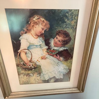 Frederick Morgan Prints: Over the Garden Wall and Sweethearts (BR1-BC)