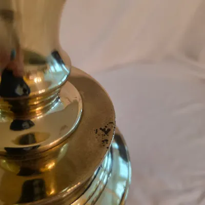 Ornate Brass Table Lamp (LR-JS)